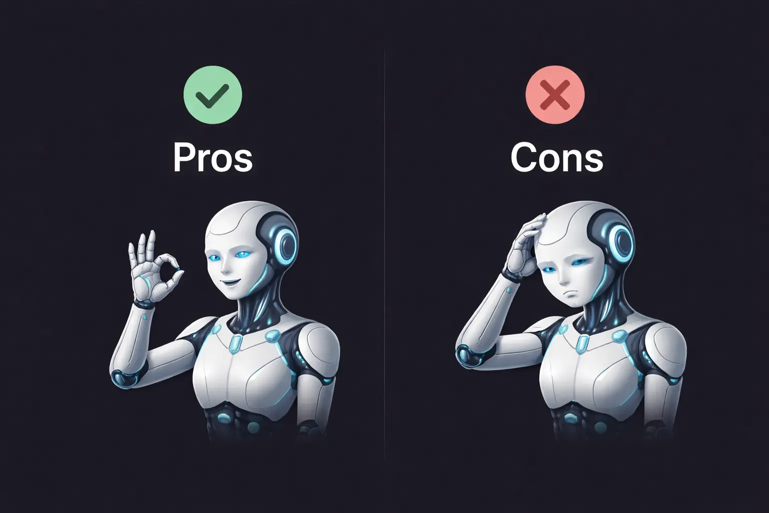 Pros and cons overview of the Claude Opus 4.6 AI model.